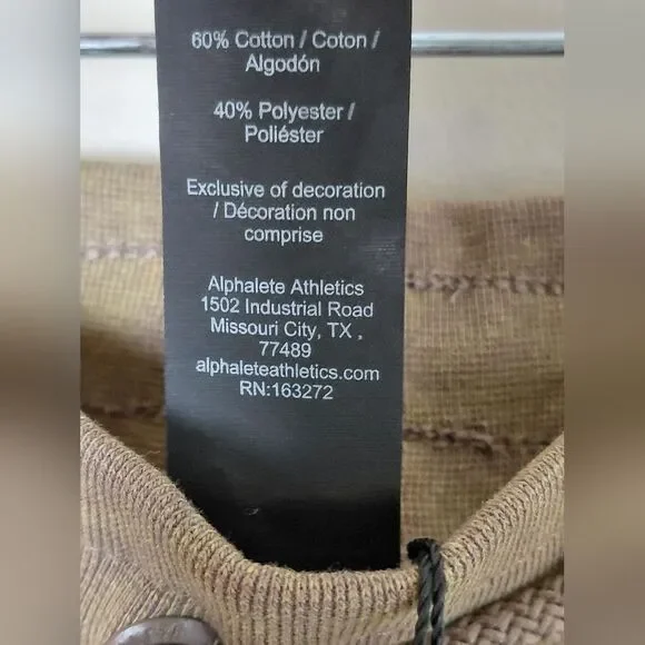 NEW Alphalete Essential Jogger Brown Tie Dye Medium NWT - Picture 6 of 8